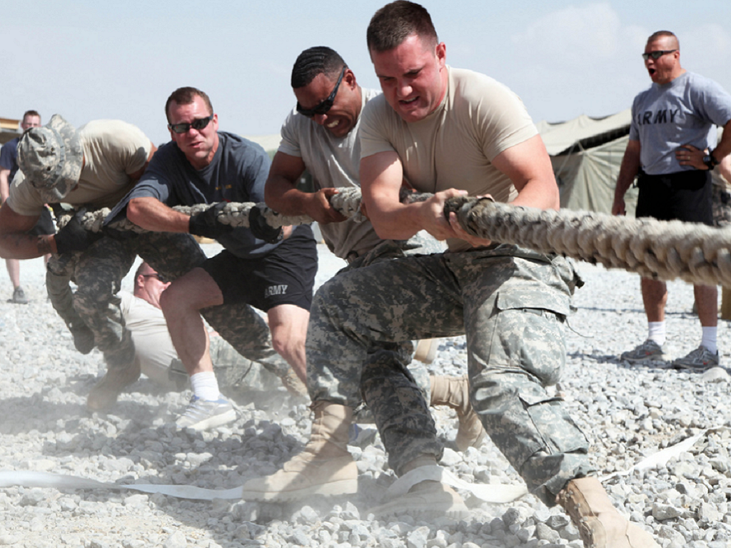 teamwork in the military